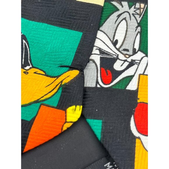 Vintage Looney Tunes Character Tie 1998 Polyester 56" L 4" W - Picture 5 of 11